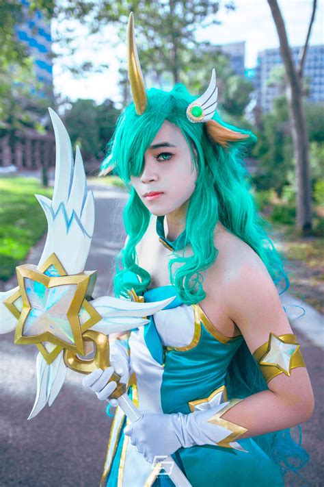 star guardian cosplay|soraka cosplay dress.